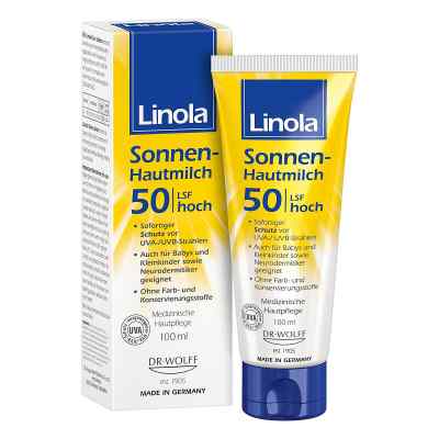 Linola Sonnen-Hautmilch Lsf 50 100 ml von Dr. August Wolff GmbH & Co.KG Ar PZN 11637166