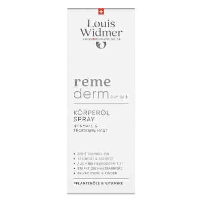 Louis Widmer remederm Körperöl Spray unparfümiert