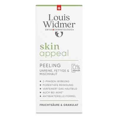 Louis Widmer skinappeal Peeling unparfümiert 50 ml von LOUIS WIDMER GmbH PZN 19396029