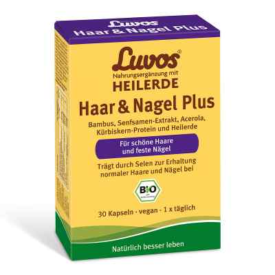 Luvos Heilerde Bio Haar & Nagel Plus Kapseln 30 stk von Heilerde-Gesellschaft Luvos Just PZN 13723177