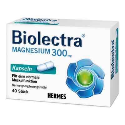 Magnesium Biolectra 300 Kapseln 40 stk von HERMES Arzneimittel GmbH PZN 05561513