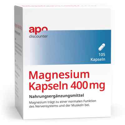 Magnesium Kapseln 400 mg von apodiscounter