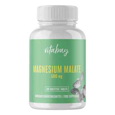 Magnesium Malate 1000 Mg Vegan hochdosiert Tabletten 180 stk von Vitabay CV PZN 18236559