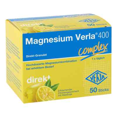Magnesium Verla 400 Direkt-granulat 50 stk von Verla-Pharm Arzneimittel GmbH &  PZN 16154478