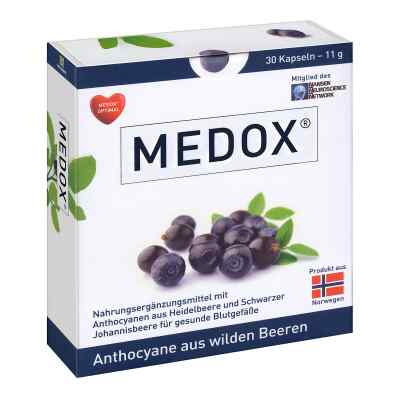 Medox Anthocyane aus wilden Beeren Kapseln 30 stk von Evonik Operations GmbH PZN 12895019