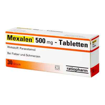 Mexalen 500 mg-Tabletten 30  von  PZN 08200005