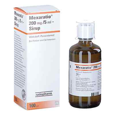 Mexaratio 200mg/5ml Sirup 100 ml von RATIOPHARM ARZNEIMITTEL VERTRIEBS GMBH PZN 08201949