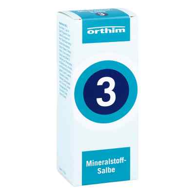 Mineralstoff-salbe Nummer 3 75 ml von Orthim GmbH & Co. KG PZN 00970980