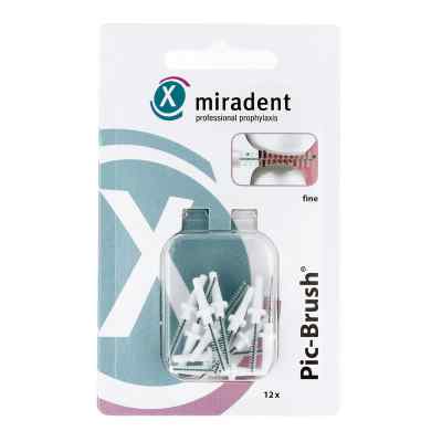 Miradent Interdentalbürsten Pic-Brush Ersatzbürsten fein weiss