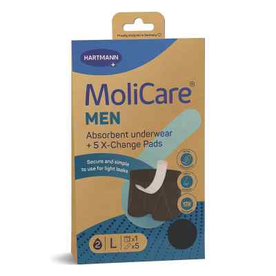 Molicare Men Absorbent Underwear+5 Pads Größe L