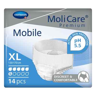 Molicare Premium Mobile 6 Tropfen Größe xl 14 stk von PAUL HARTMANN AG PZN 13476891