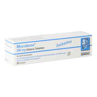 Mucobene 200 mg 20 stk von RATIOPHARM ARZNEIMITTEL VERTRIEB PZN 08200223