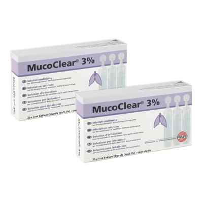 Mucoclear 3% Nacl Inhalationslösung 40X4 ml von Pari GmbH PZN 08100249