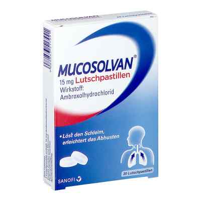 Mucosolvan 15 mg Lutschpastillen 20 stk von OPELLA HEALTHCARE AUSTRIA GMBH   PZN 08200965