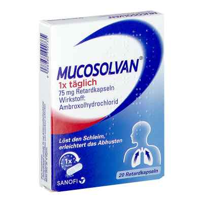 Mucosolvan 1x täglich 75 mg Retardkapseln 20 stk von OPELLA HEALTHCARE AUSTRIA GMBH   PZN 08200805