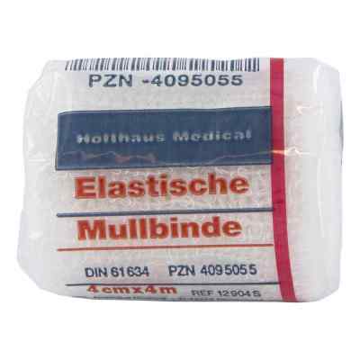 Mullbinden 4mx4cm elastisch 1 stk von Holthaus Medical GmbH & Co. KG PZN 04095055