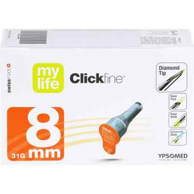 Mylife Clickfine Kanülen 8 mm 100 stk von Medi-Spezial GmbH PZN 09912582