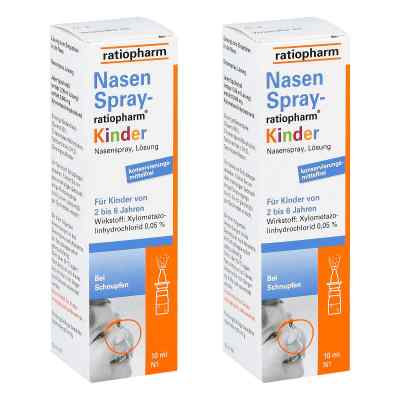 NasenSpray ratiopharm Kinder 2X10 ml von ratiopharm GmbH PZN 08101626