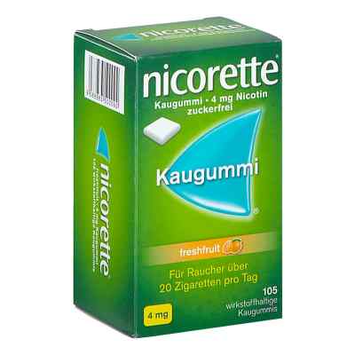 Nicorette Kaugummi Freshfruit 4 mg Nicotin
