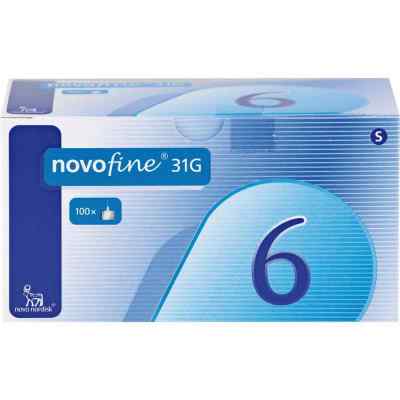 Novofine 6 Kanülen 0,25x6 mm 100 stk von 1001 Artikel Medical GmbH PZN 09239197
