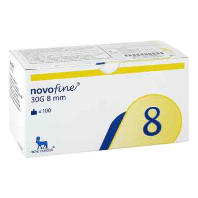 Novofine 8 Kanülen 0,30x8 mm 100 stk von 1001 Artikel Medical GmbH PZN 06445890