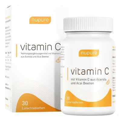 Nupure Vitamin C Lutschtabletten Acerola & Acai 30 stk von AixSwiss B.V. PZN 16654726