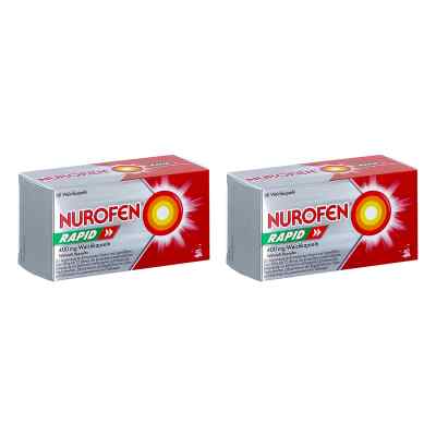 Nurofen Rapid Weichkapseln 400mg Ibuprofen 2x40 stk von  PZN 08103148