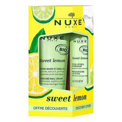 Nuxe Set 24 Sweet Lemon Lippenstift + Handcreme