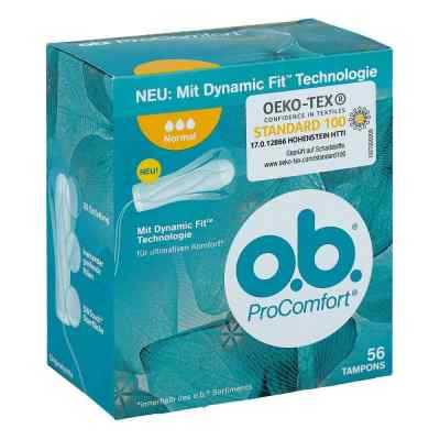 O.b. Tampons Procomfort normal 56 stk von Kenvue Germany GmbH (Mass) PZN 01021760