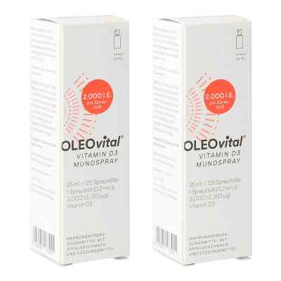 OLEOVital Vitamin D3 2.000 internationale Einheiten Mundspray 2x25 ml von  PZN 08103388