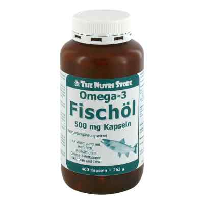 Omega 3 Fischöl Kapseln 500 mg 400 stk von Hirundo Products PZN 07244107
