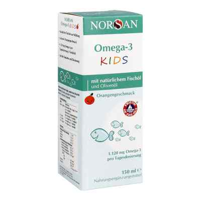 Omega 3 Kids Fischöl flüssig Norsan 150 ml von San Omega GmbH PZN 13512701