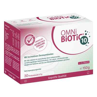 OMNi BiOTiC 10 - bei Antibiotika-Einnahme 30X5 g von INSTITUT ALLERGOSAN Deutschland (privat) GmbH PZN 13947528