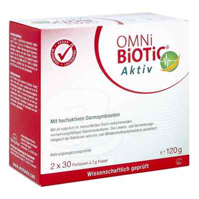 OMNi-BiOTiC® Aktiv Pulver 2X60 g von INSTITUT ALLERGOSAN Deutschland  PZN 14168832