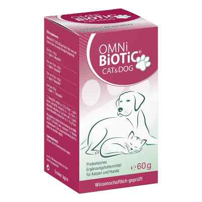 OMNi BiOTiC Cat & Dog - für die tierischen Begleiter 60 g von INSTITUT ALLERGOSAN Deutschland (privat) GmbH PZN 16034751