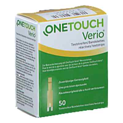 Onetouch Verio Teststreifen 50 stk von SANOVA PHARMA GMBH       PZN 08201469