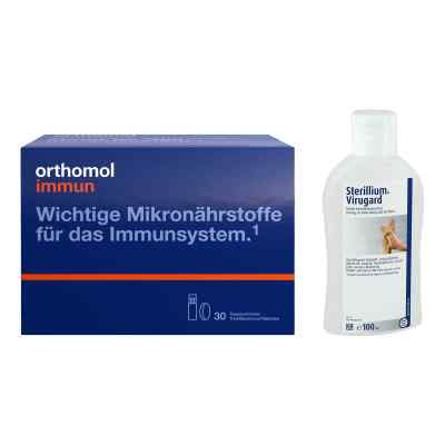 Orthomol Immun Trinkfläschchen 30 Stk.+ Sterillium Virugard 1 Set von  PZN 08102417