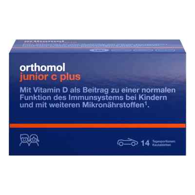Orthomol junior C plus Kautabletten Mandarine/Waldfrucht