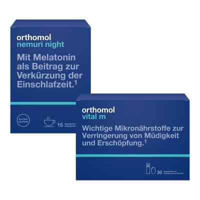 Orthomol Nemuri Night + Orthomol Vital M Trinkfläschchen 1 stk von Orthomol pharmazeutische Vertrie PZN 08101454