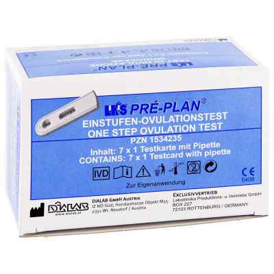 Ovulationstest Pre Plan Lh 7 stk von Laboklinika Produktions-und Vert PZN 01534235