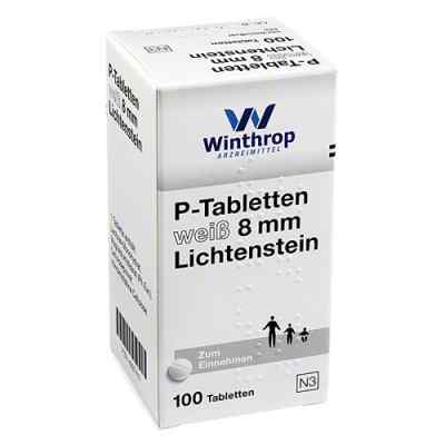 P Tabletten weiss 8 mm