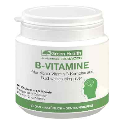 Panaceo Green Health B-vitamine Kapseln 90 stk von PANACEO INTERNAT. GMBH PZN 18228956