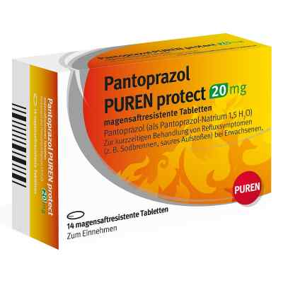 Pantoprazol Puren protect 20 mg magensaftresistent Tabletten