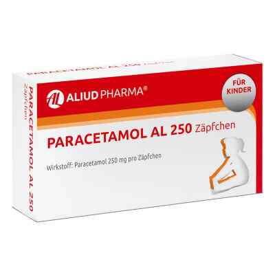 Paracetamol AL 250 Zäpfchen bei akuten Schmerzen und Fieber