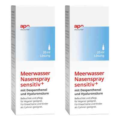 Pflegendes Nasenspray Hyaluron & Dexpanthenol von apodiscounter 2x20 ml von Pharma Aldenhoven GmbH & Co. KG PZN 08102167