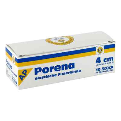 Porena elastische Mullbinde 4cm ohne Cello weiss