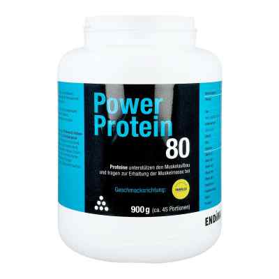 Power Protein 80 Vanille Pulver 900 g von ENDIMA Vertriebsgesellschaft mbH PZN 01498491
