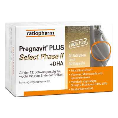 PREGNAVIT SEL.PH II PLUS DHA 60 stk von RATIOPHARM ARZNEIMITTEL VERTRIEB PZN 08201580