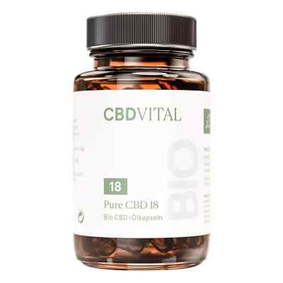 Pure CBD 18 CBD VITAL Kapseln  60 stk von Vitrasan GmbH PZN 17242368