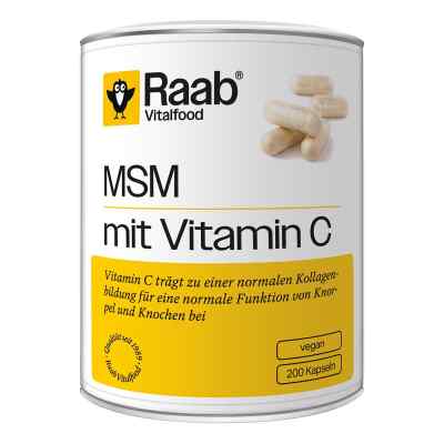Raab Vitalfood MSM mit Vitamin C Kapseln